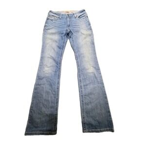 Ariat Real Denim Jeans Womens 32XLx35 Mid Rise Boot Cut Western Cowgirl